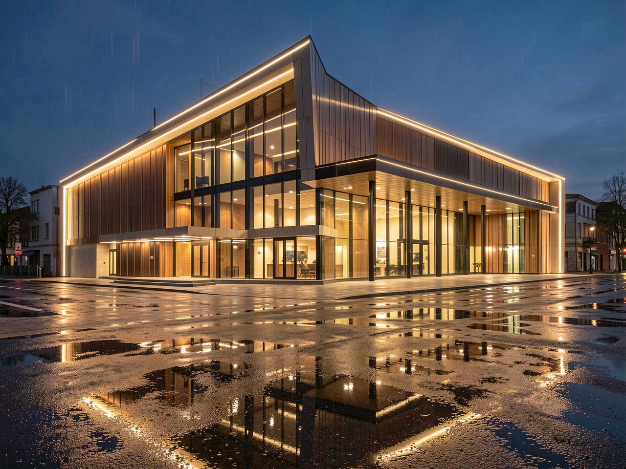 Современные общественные здания